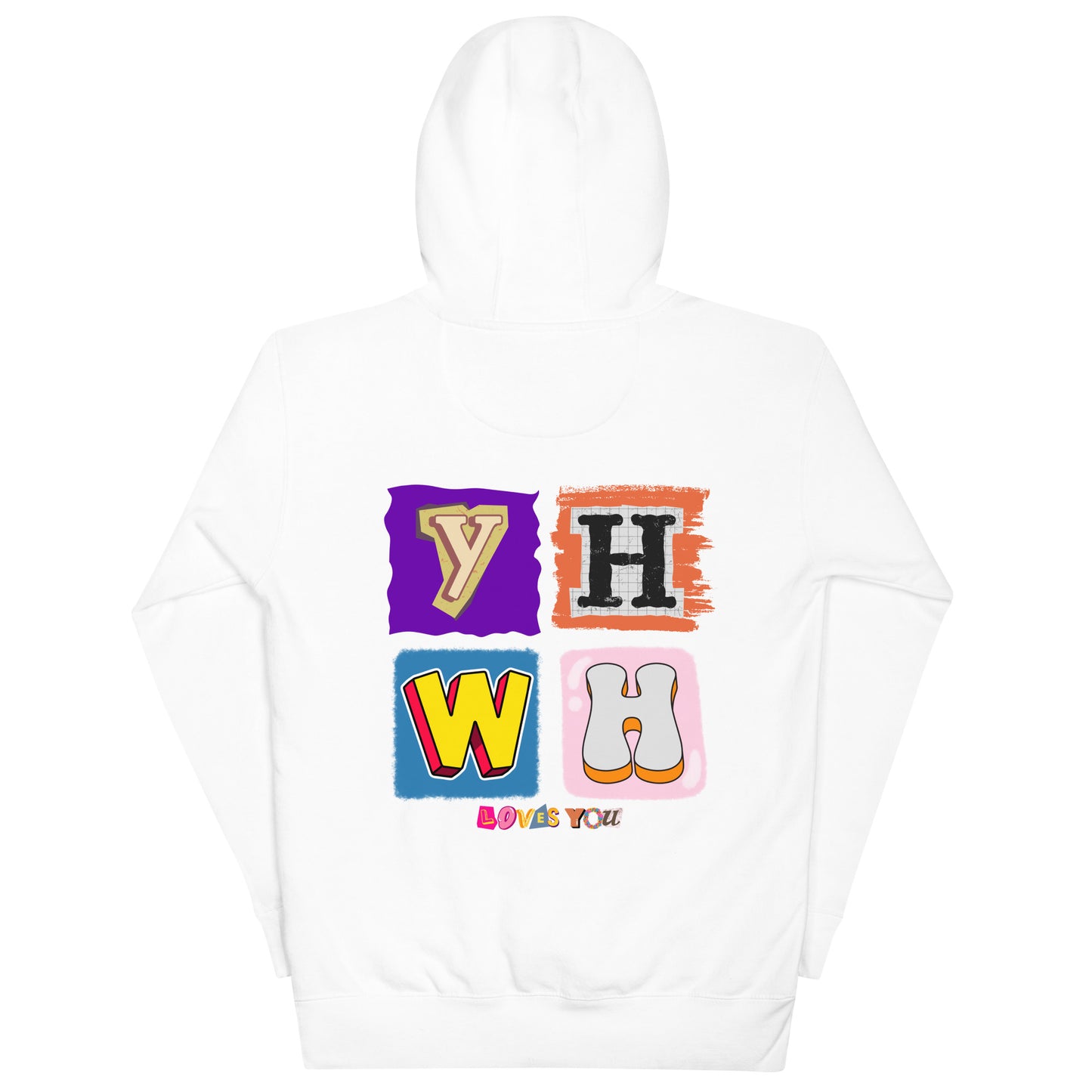 YHWH Loves You Hoodie (Comfort Colors)