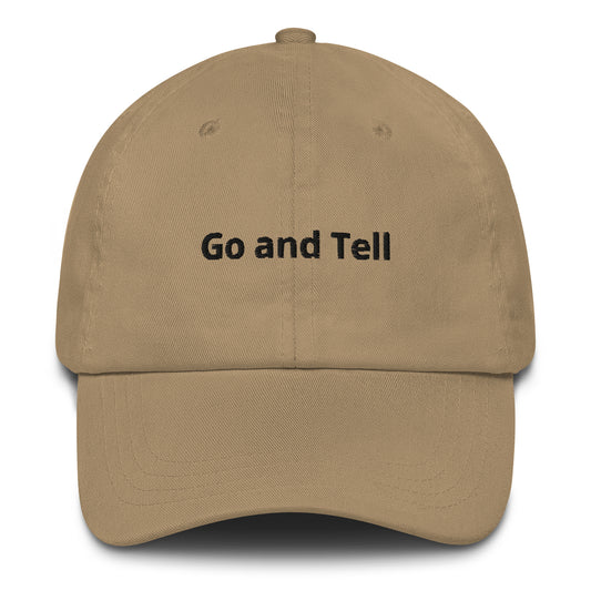 Go and Tell Dad hat ( you don't have to be a dad )