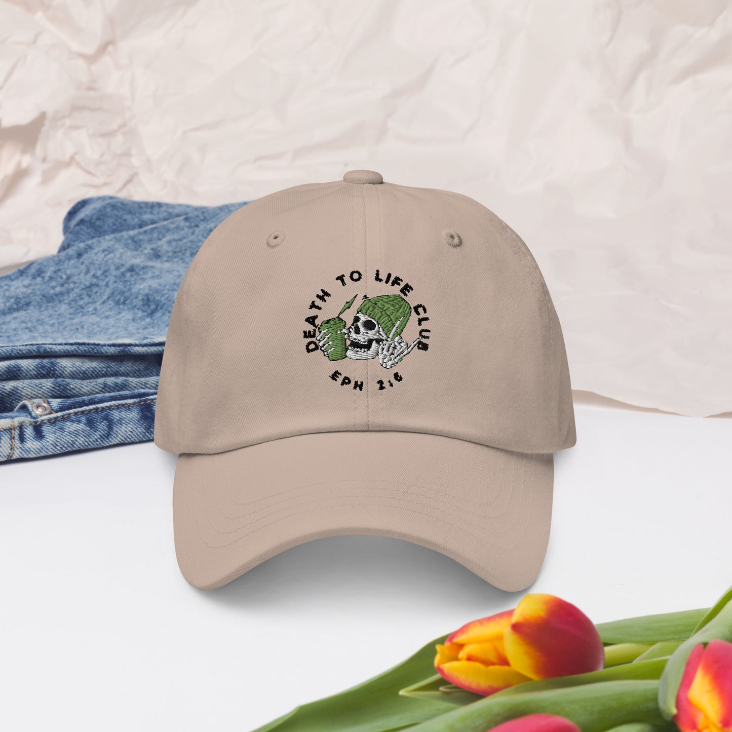 Death To Life Camo Dad hat