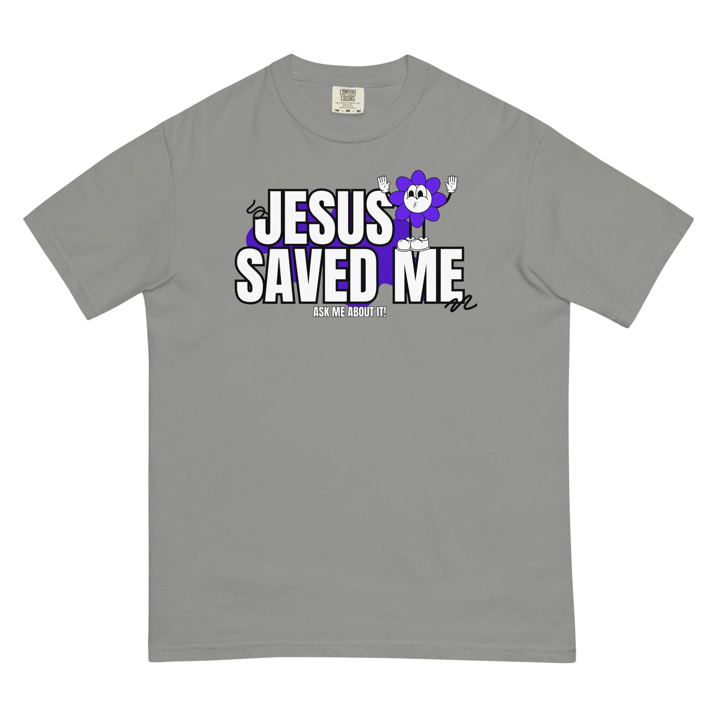 Jesus Saved Me Retro T | Unisex Comfort Color T