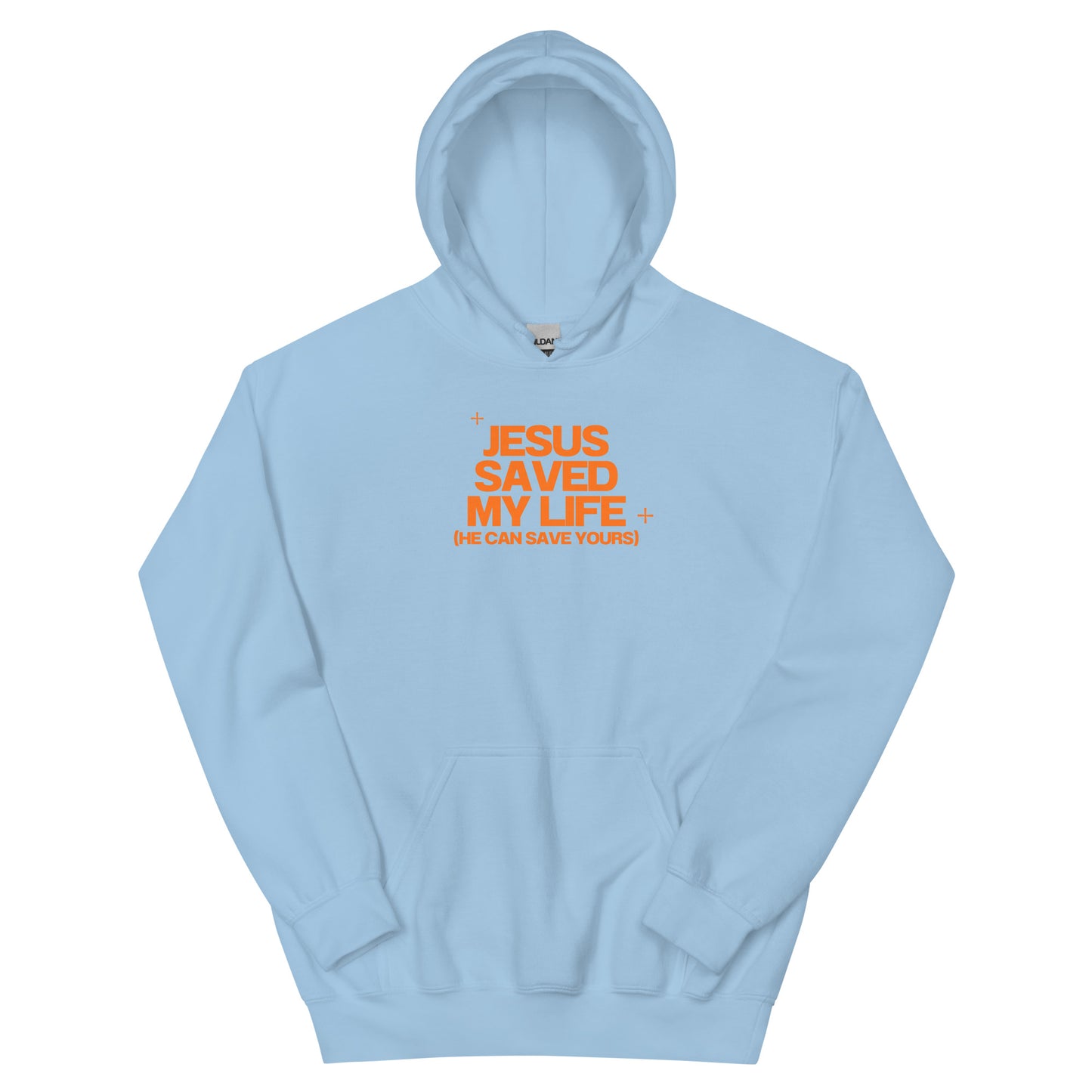 Jesus Saved My Life Unisex Hoodie (Modern Letters)