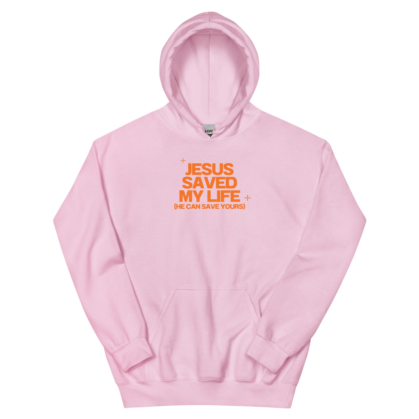 Jesus Saved My Life Unisex Hoodie (Modern Letters)