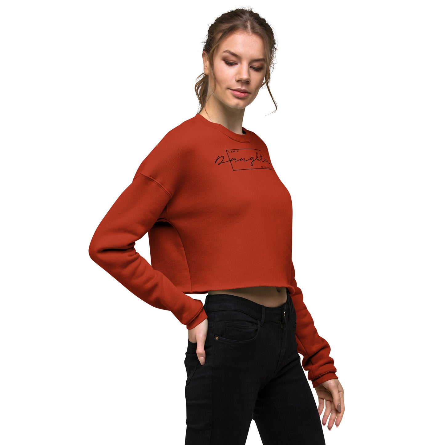 Daughter of the King Crop Sweatshirt