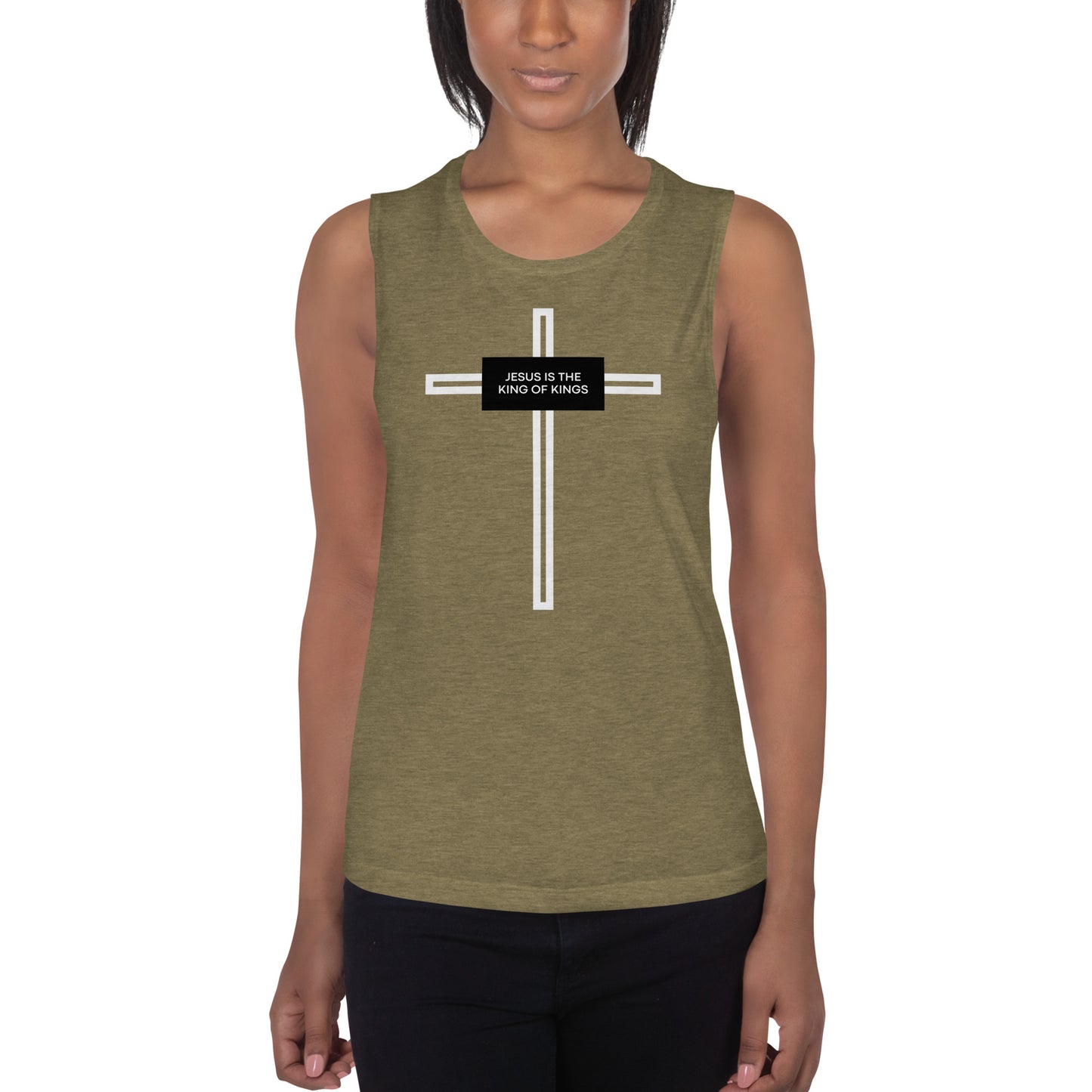 Jesus is King Women's Tank